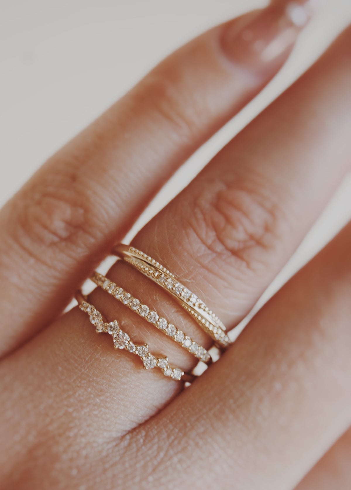 Diamond Confetti Wedding Ring