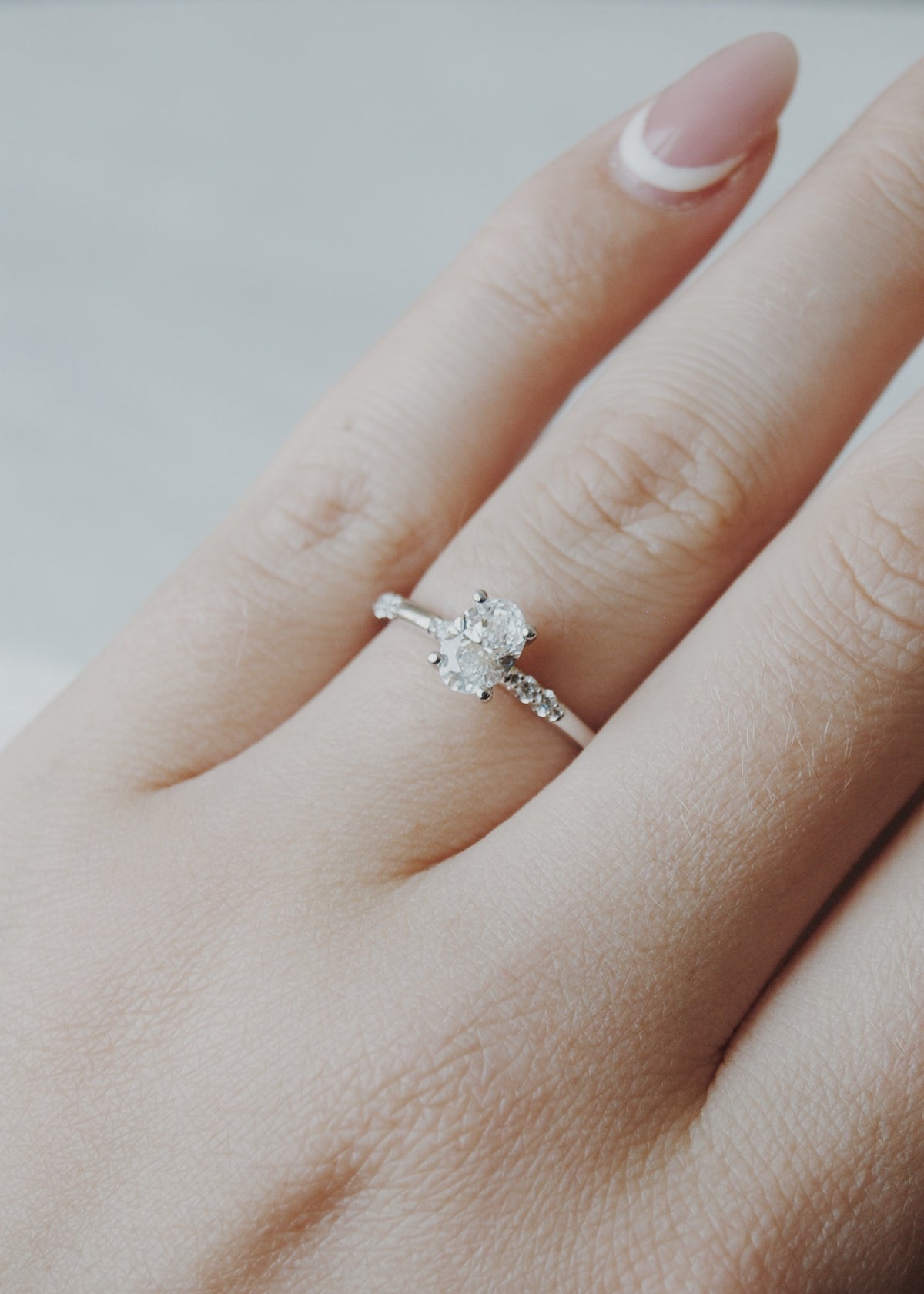 Bryn Oval Solitaire Engagement Ring- 0.72 CT