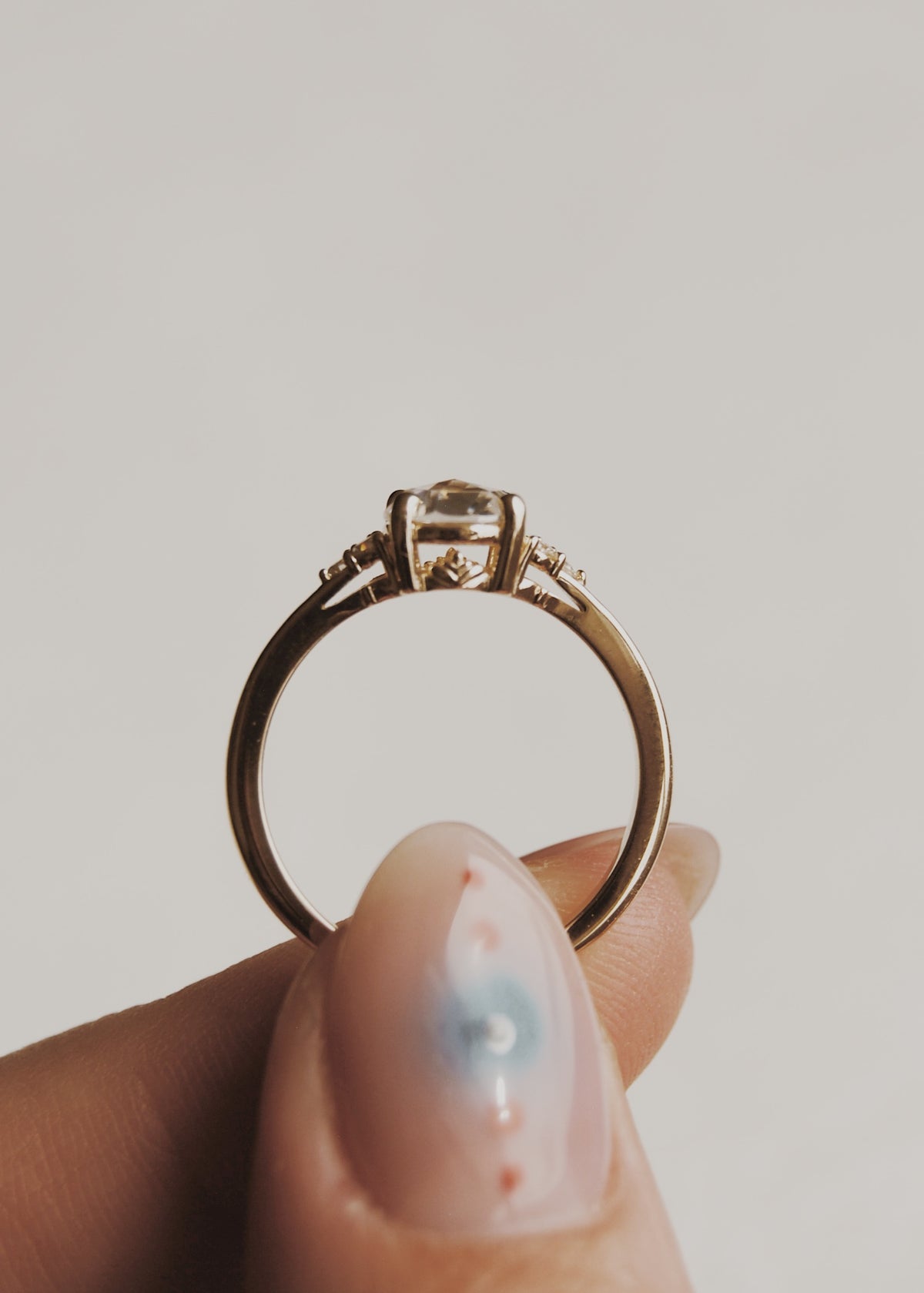 Poppy Rose-Cut Engagement Ring
