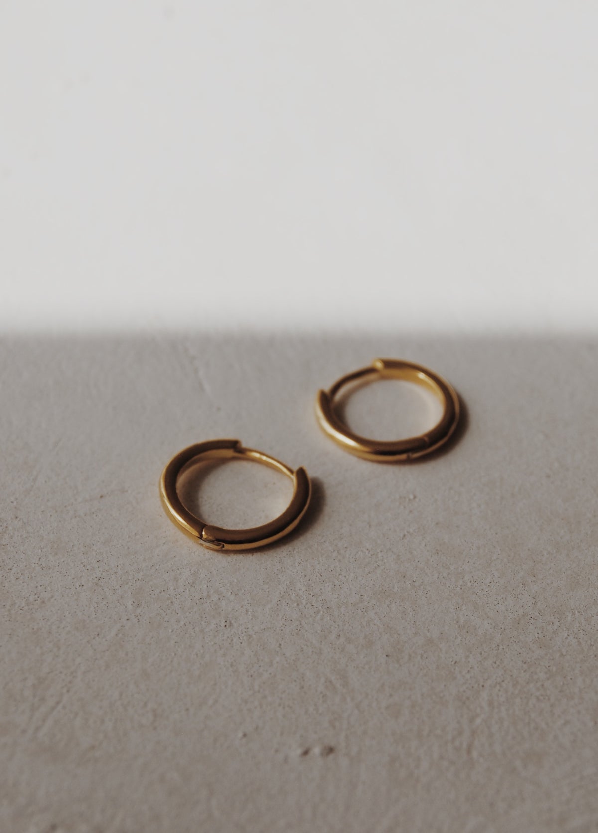 Simple Huggie Hoop Earrings