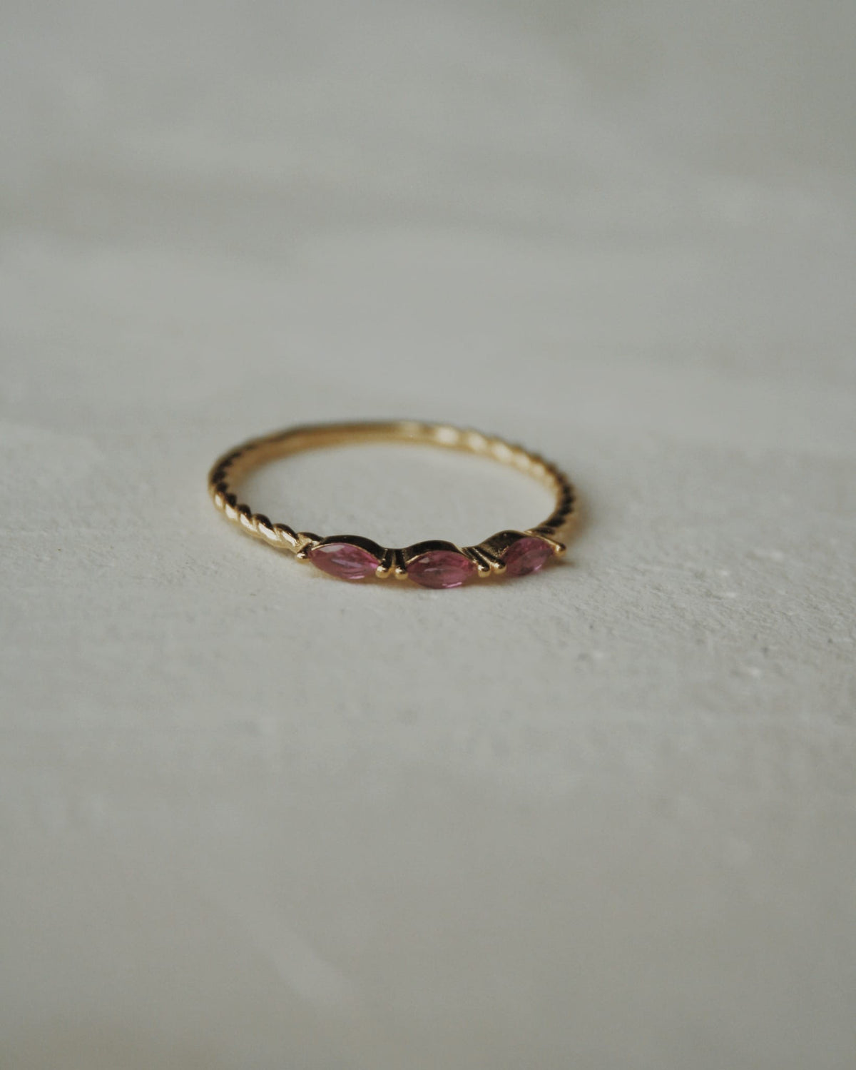 Harper Pink Marquise Ring