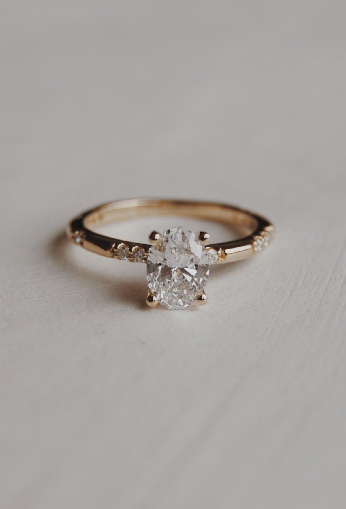 Bryn Oval Solitaire Engagement Ring