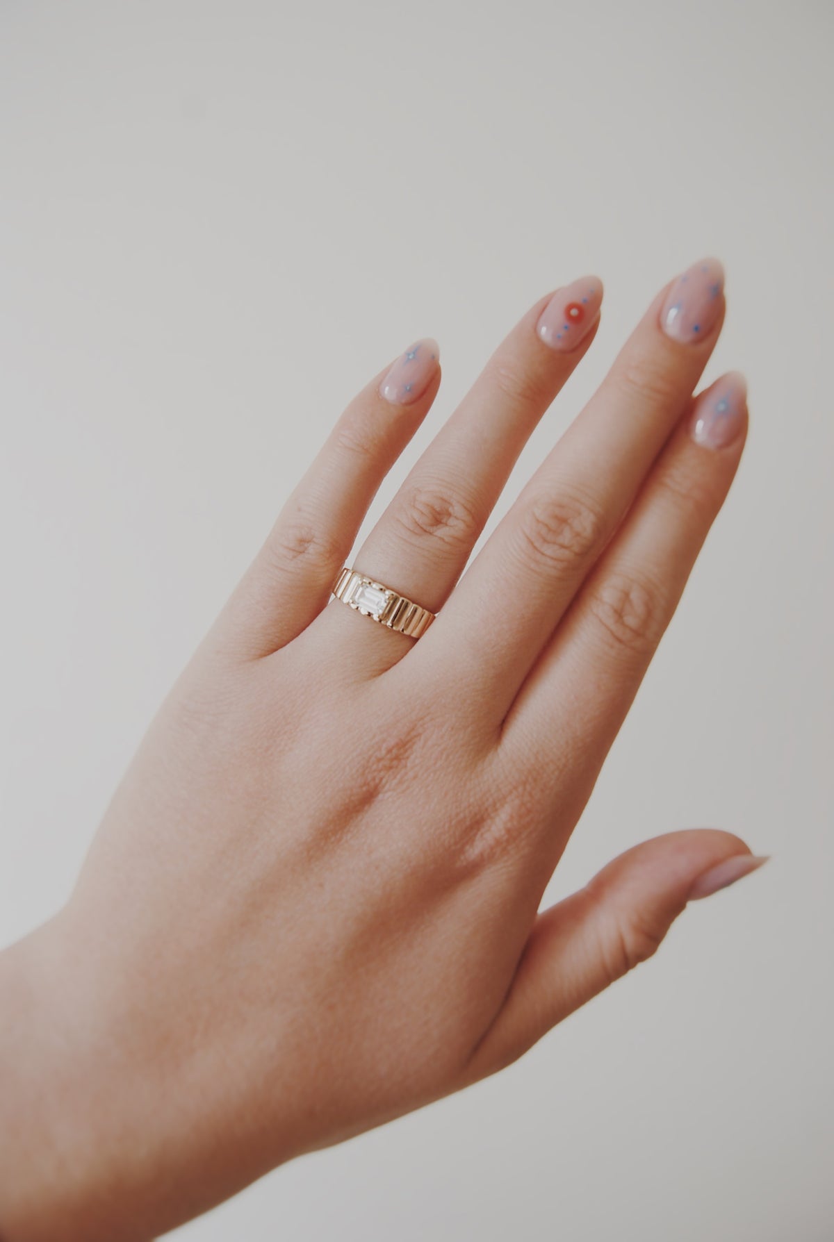 Bevan Emerald-Cut Engagement Ring