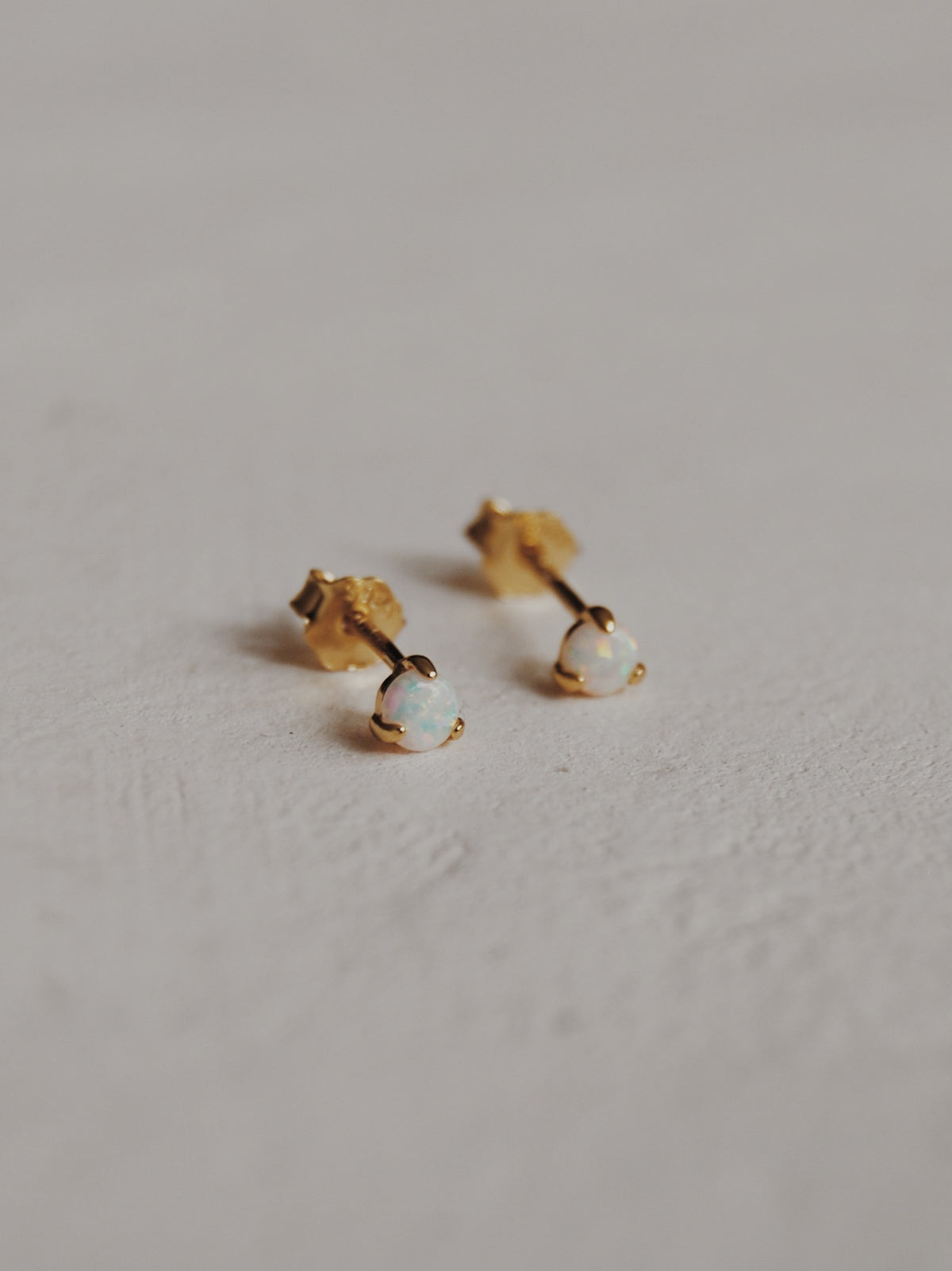 Opal Stud Earrings