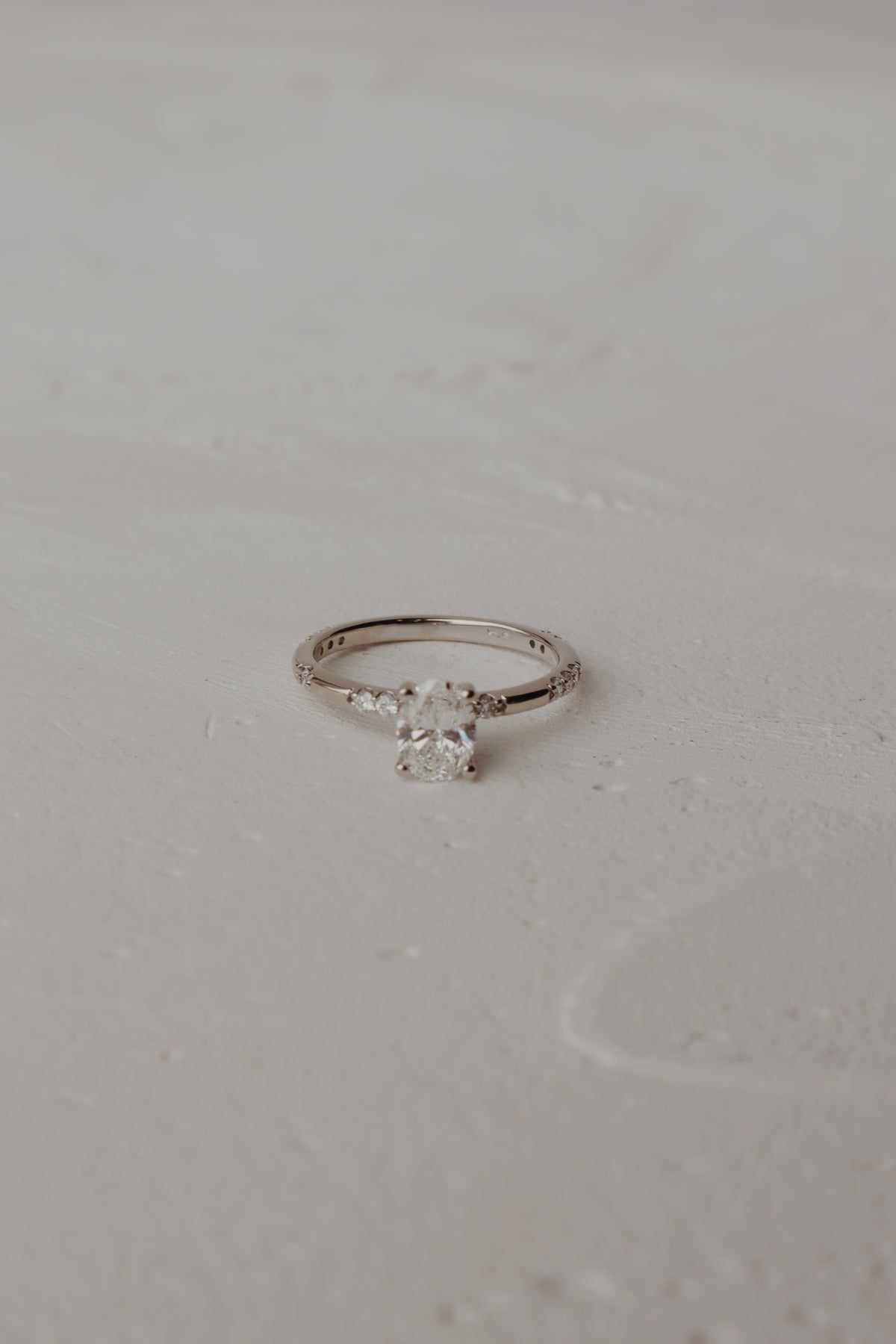 Bryn Oval Solitaire Engagement Ring- 0.72 CT