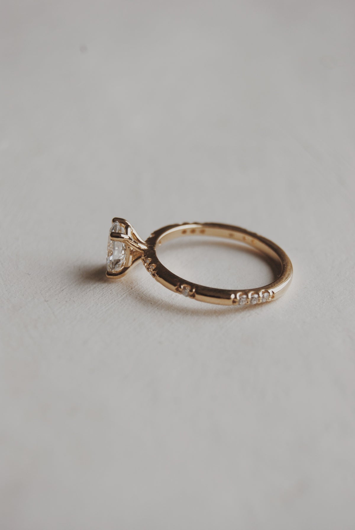 Bryn Oval Solitaire Engagement Ring