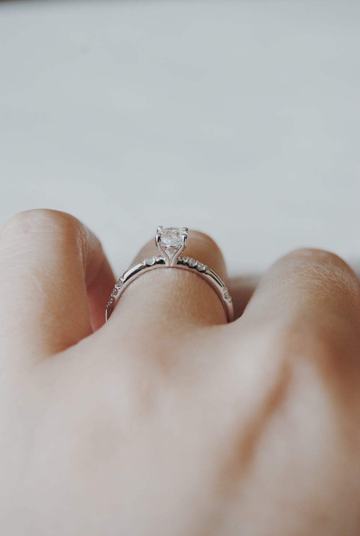 Bryn Oval Solitaire Engagement Ring- 0.72 CT