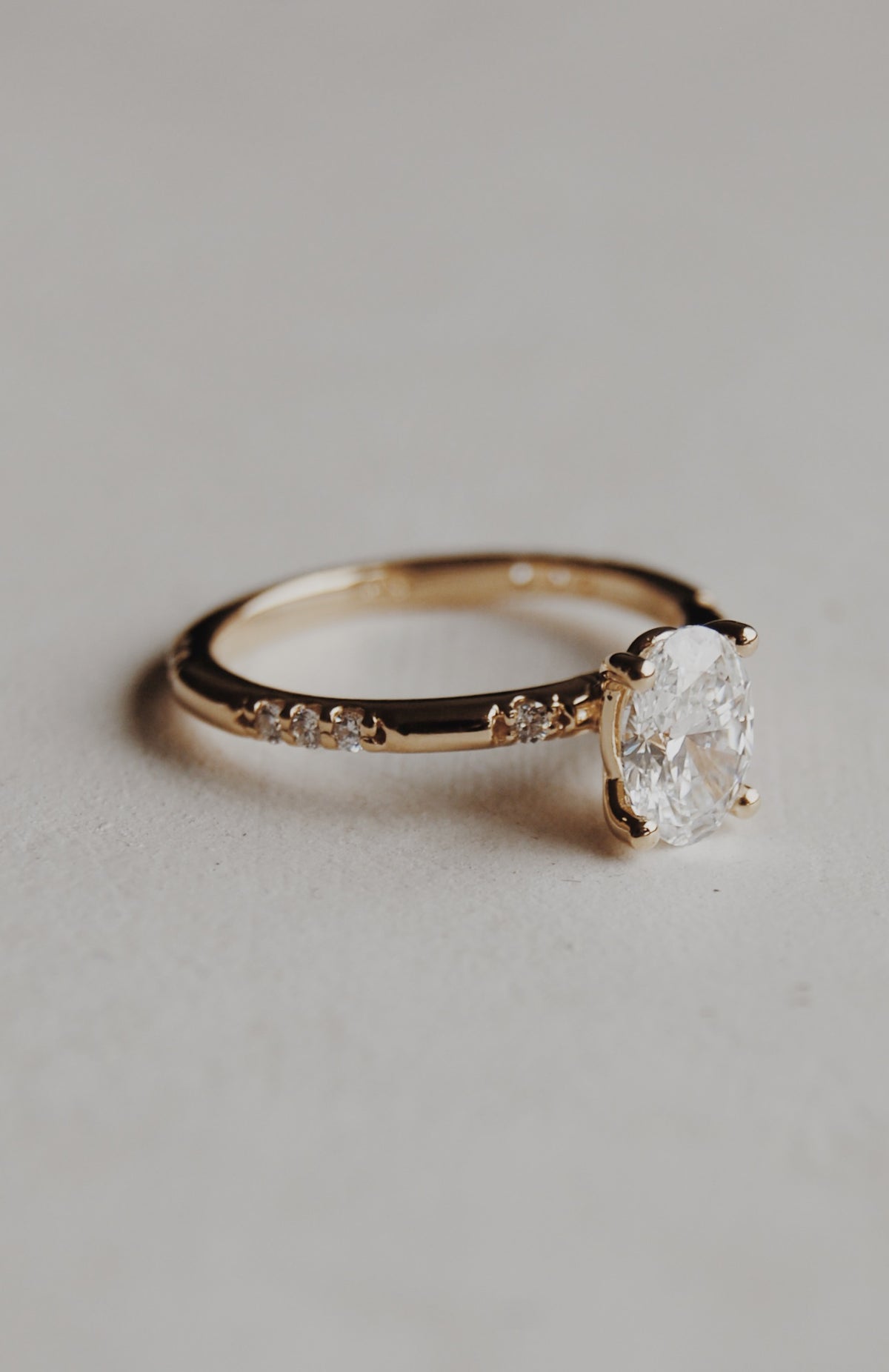 Bryn Oval Solitaire Engagement Ring