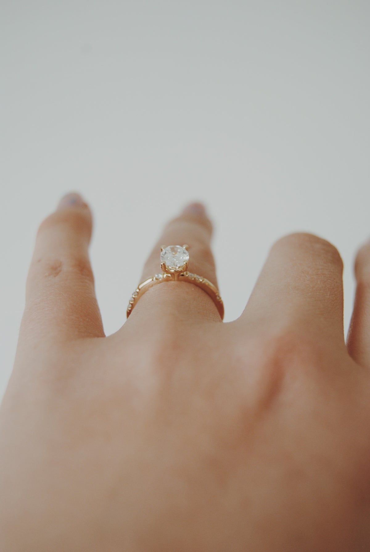 Bryn Oval Solitaire Engagement Ring