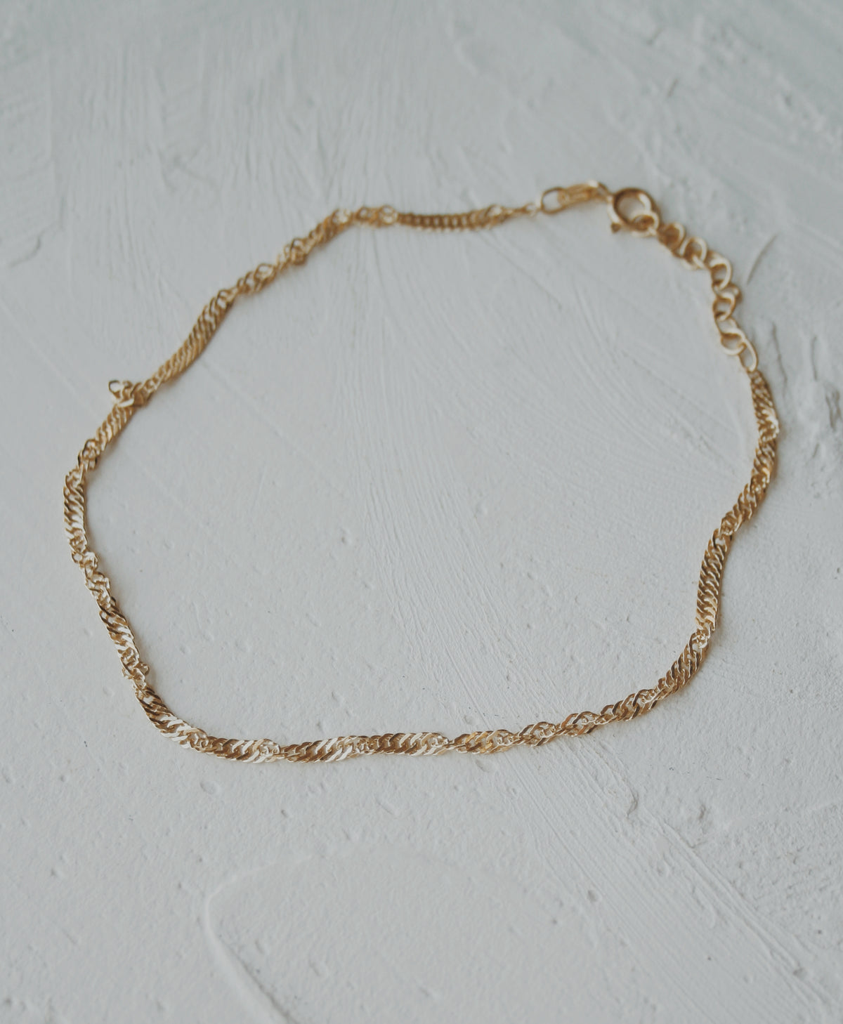 Singapore Vermeil Anklet