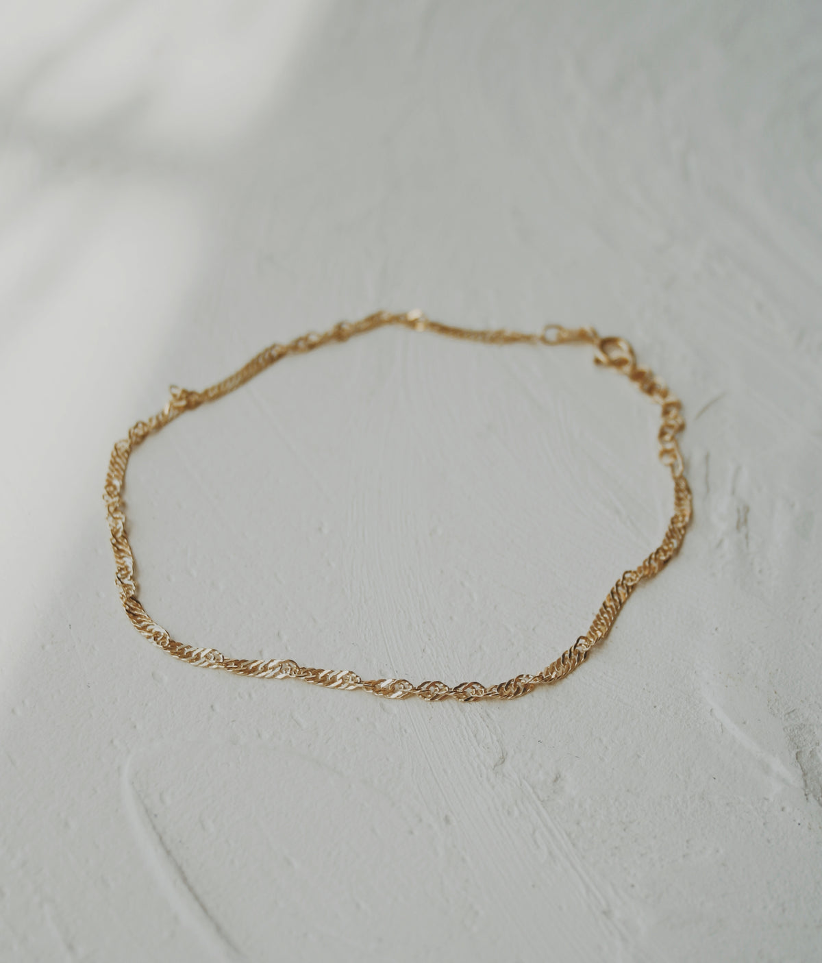 Singapore Vermeil Anklet