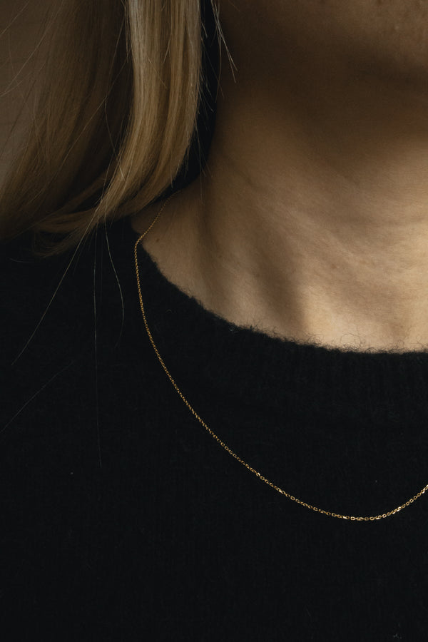 10k Simple Chain Necklace