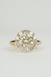 Iverson Engagement Ring- 3.39ctw Yellow Round