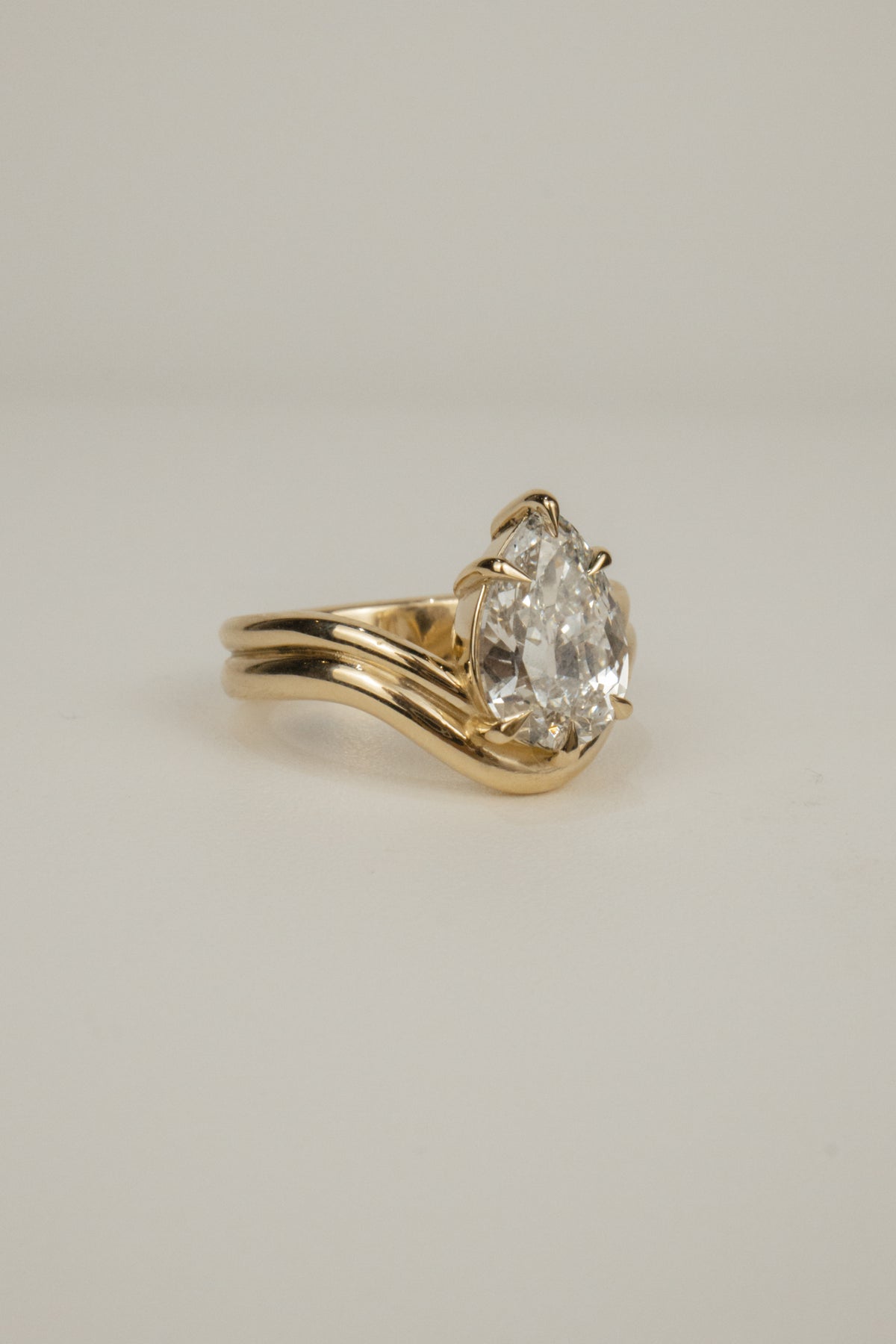 Tyler Engagement Ring- 2.5ct Antique Pear