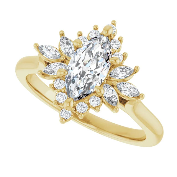 Collette Engagement Ring - Yellow Gold
