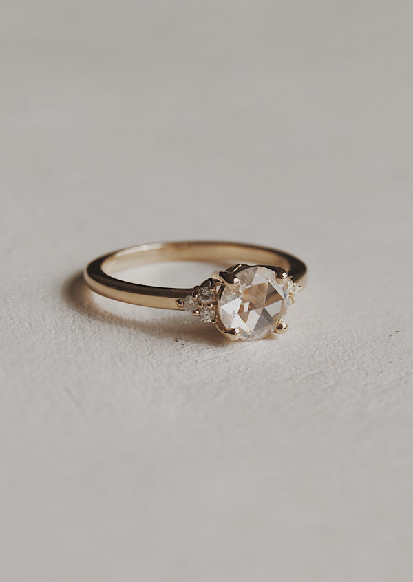 Poppy Rose-Cut Engagement Ring