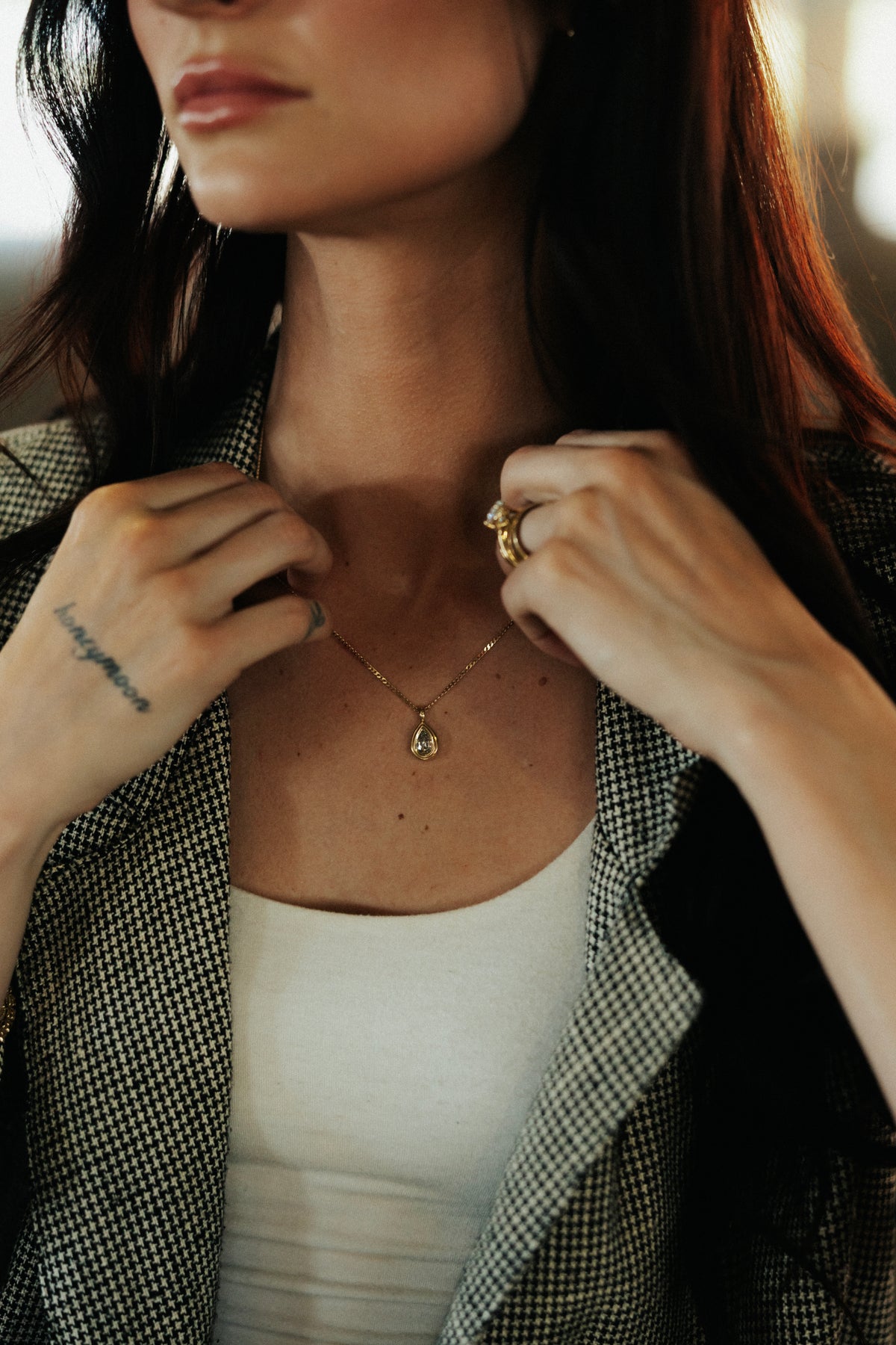 Mila Necklace Pendant- 1ct Antique Pear