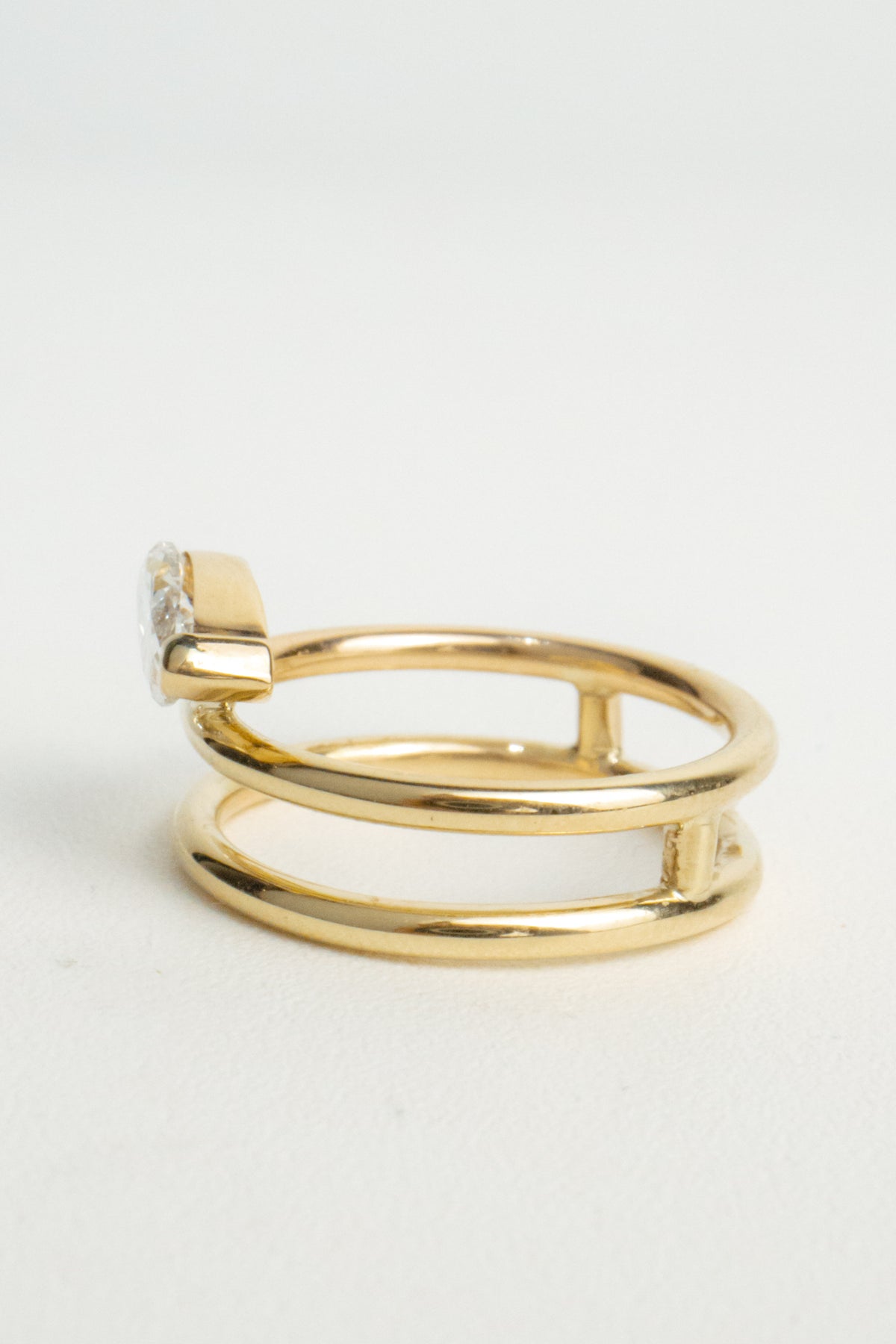 Clèophèè Pinky Ring- 0.7ct Marquise