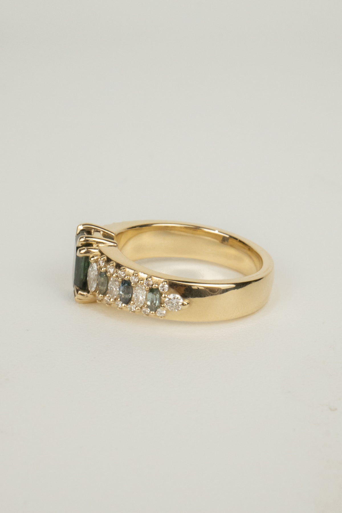 Madden Engagement Ring- 1.6ct Natural Portrait Sapphire