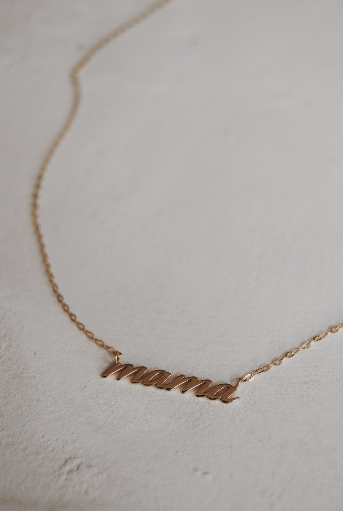 10k Gold Mama Necklace