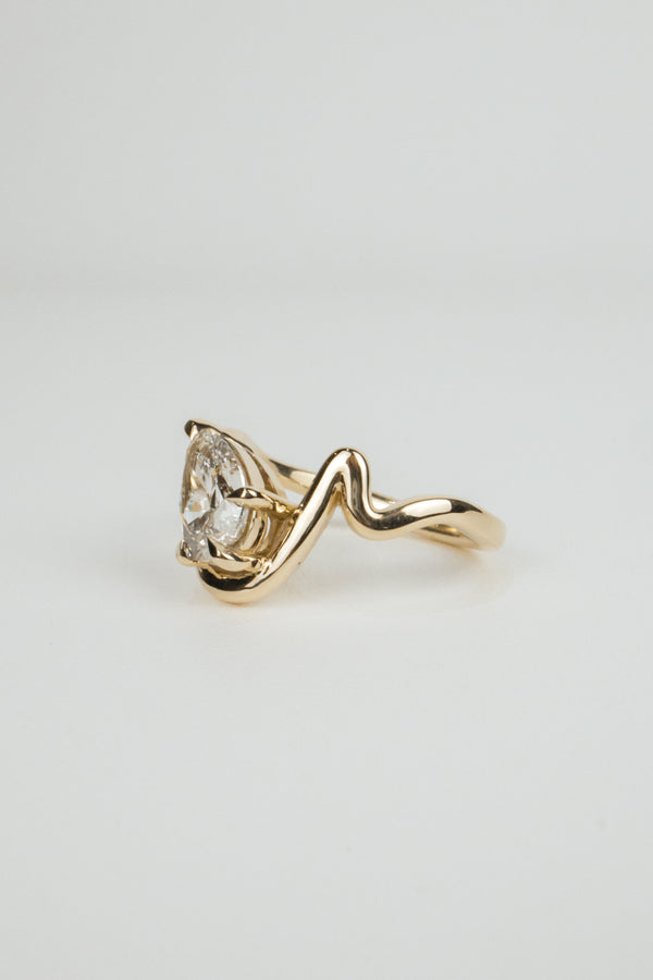 Emett Engagement Ring- 1.5ct Pear