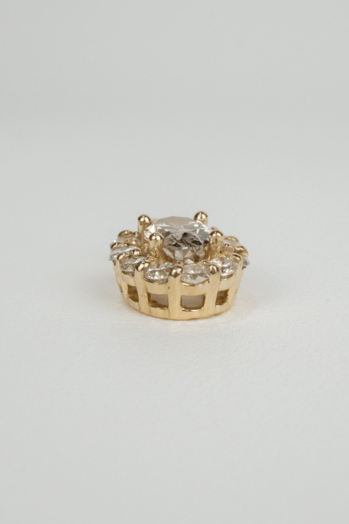 Salome Necklace Pendant- 2ctw Champagne Diamond