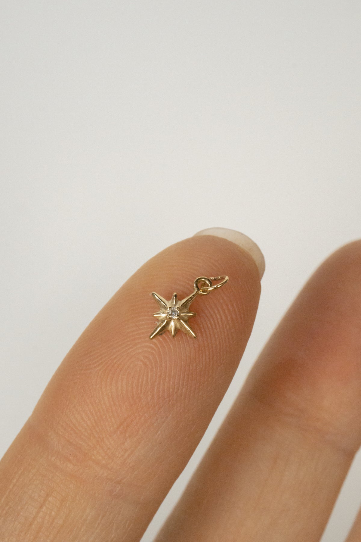 10K North Star Charm