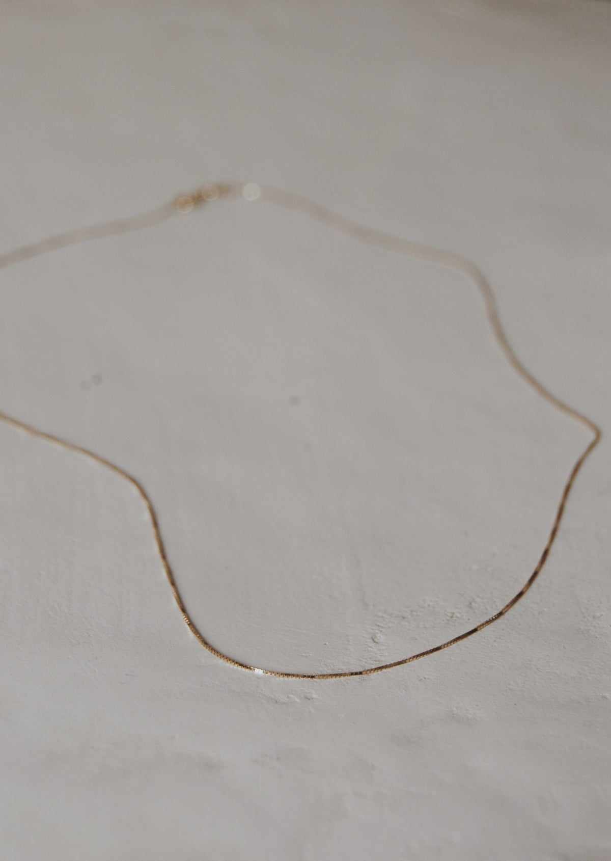 14k Box Chain Necklace