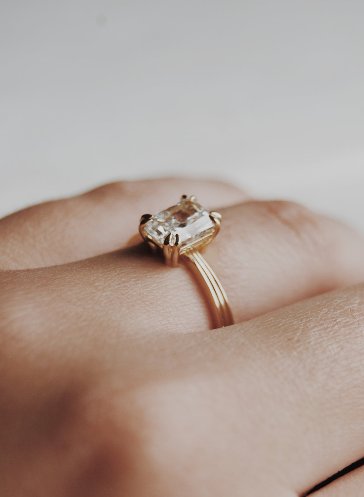 Arlie Radiant-Cut Engagement Ring