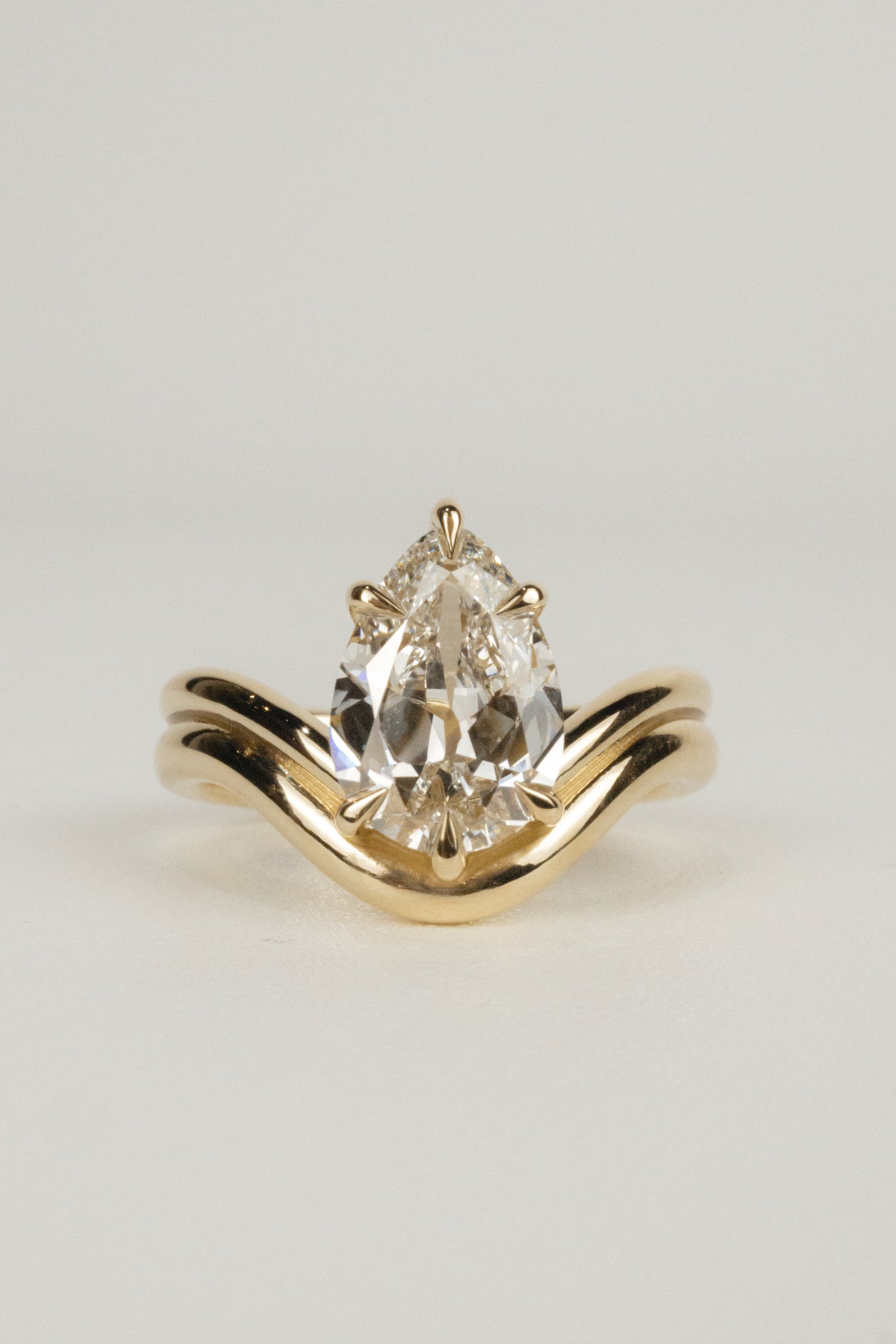Tyler Engagement Ring- 2.5ct Antique Pear