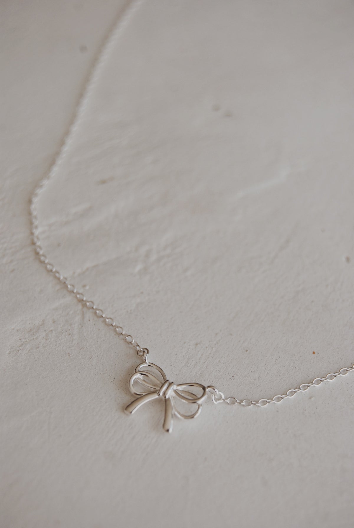 Ribbon Bow Necklace