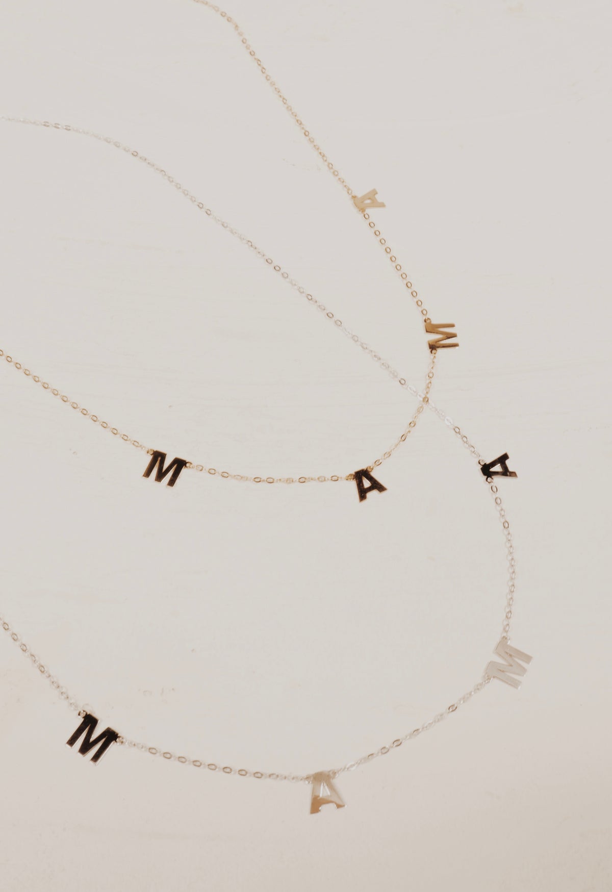 10k Mama Spaces Necklace