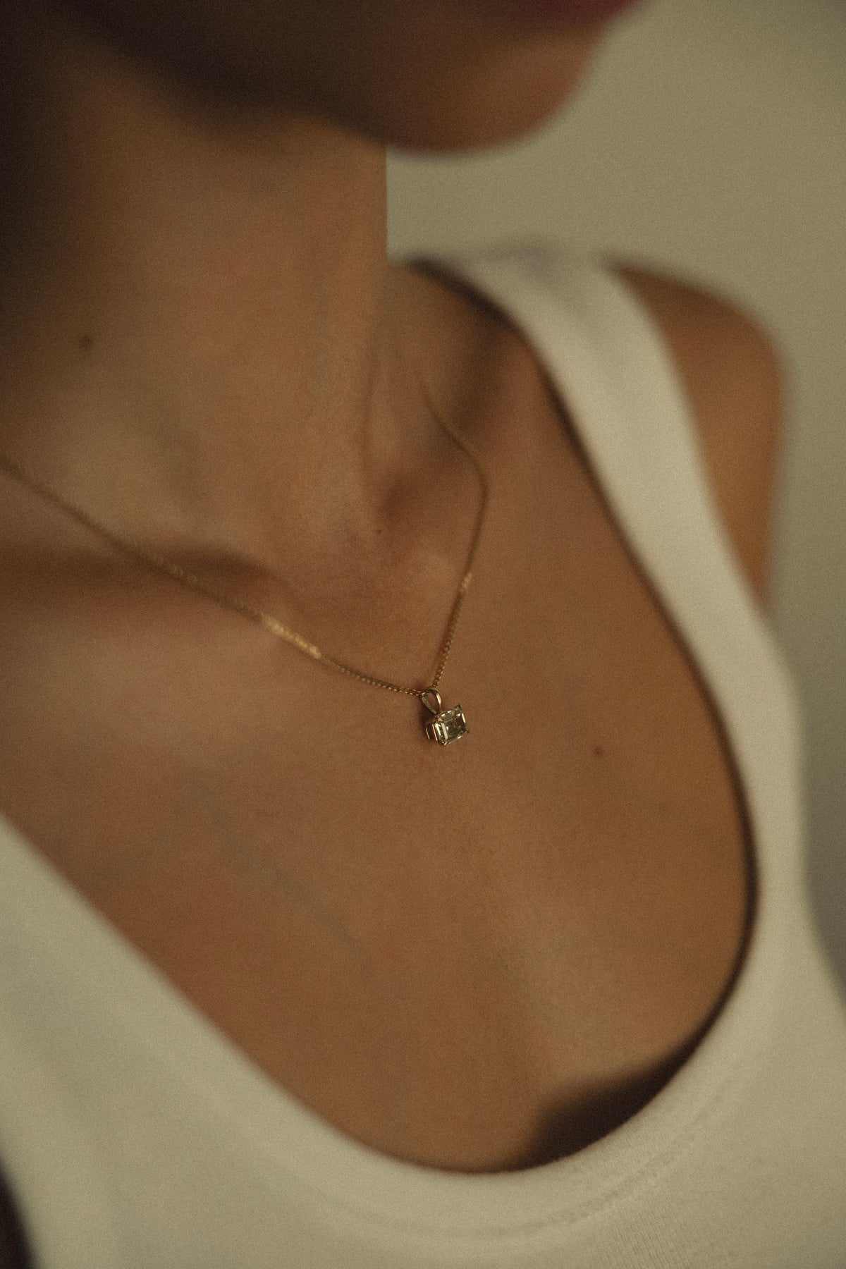 14K Veya Curb Chain Necklace