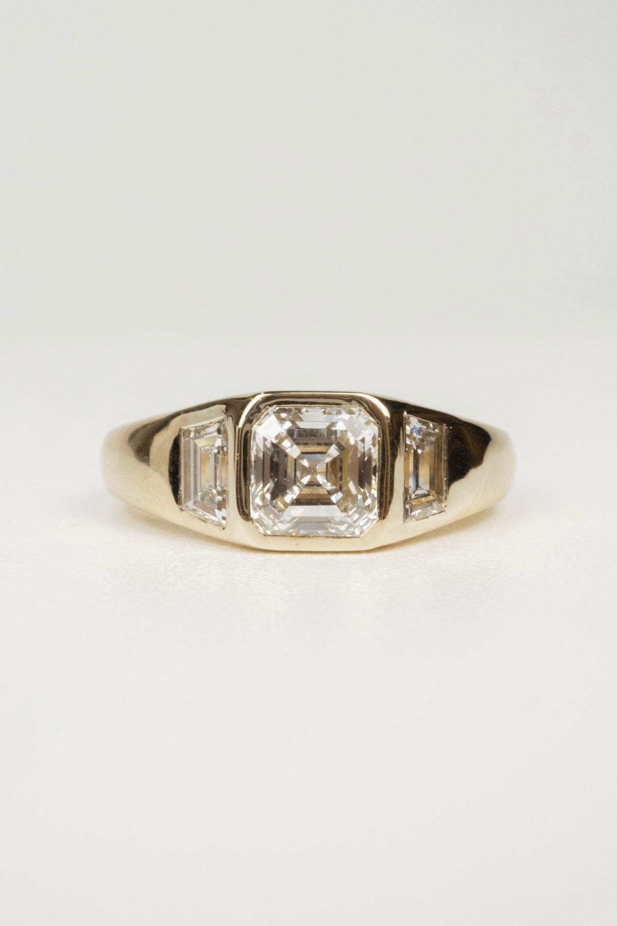 Rowan Engagement Ring- Asscher Signet 1.75tcw