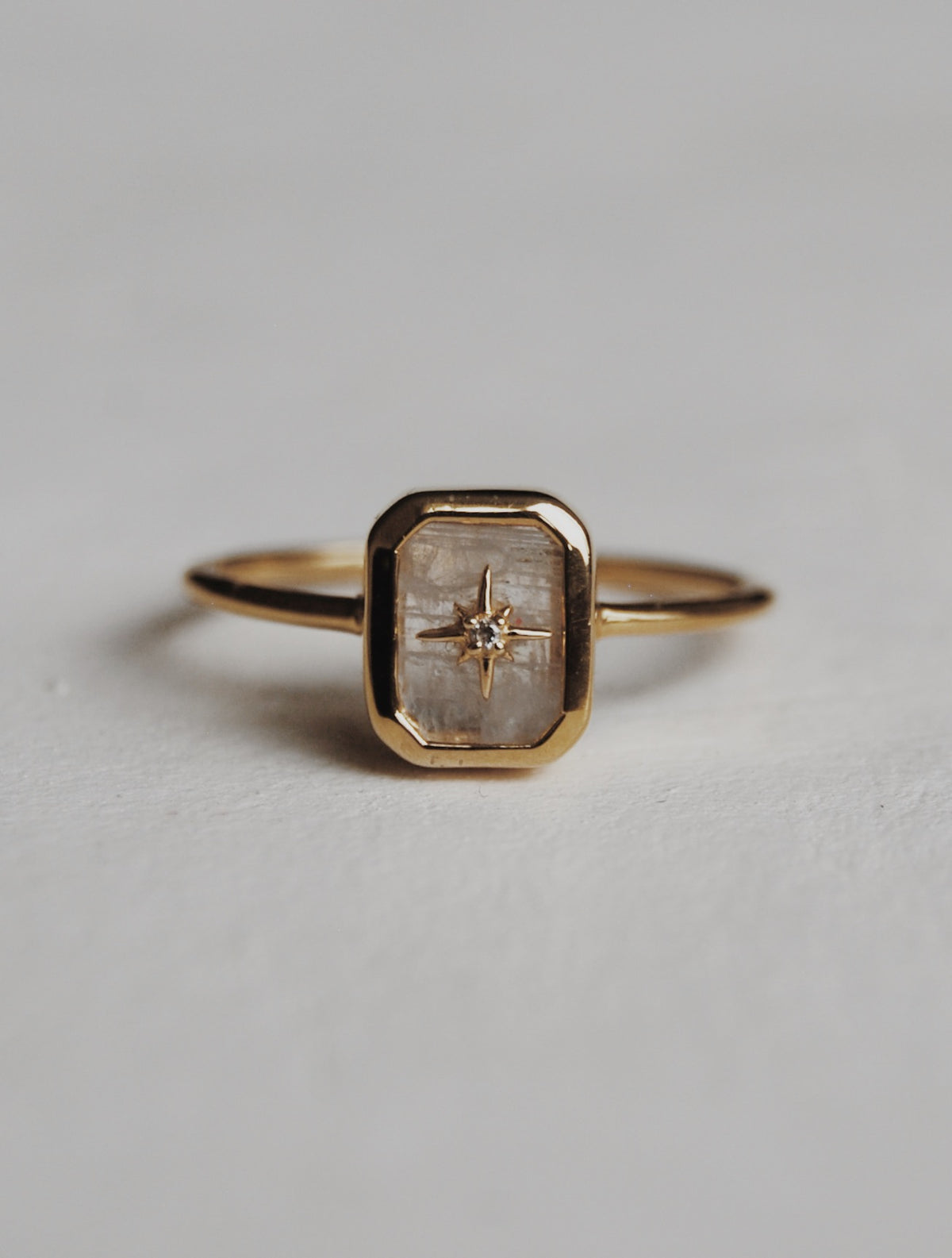 Evermore Moonstone Vermeil Ring