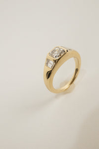 Rowan Engagement Ring- Asscher Signet 1.75ctw