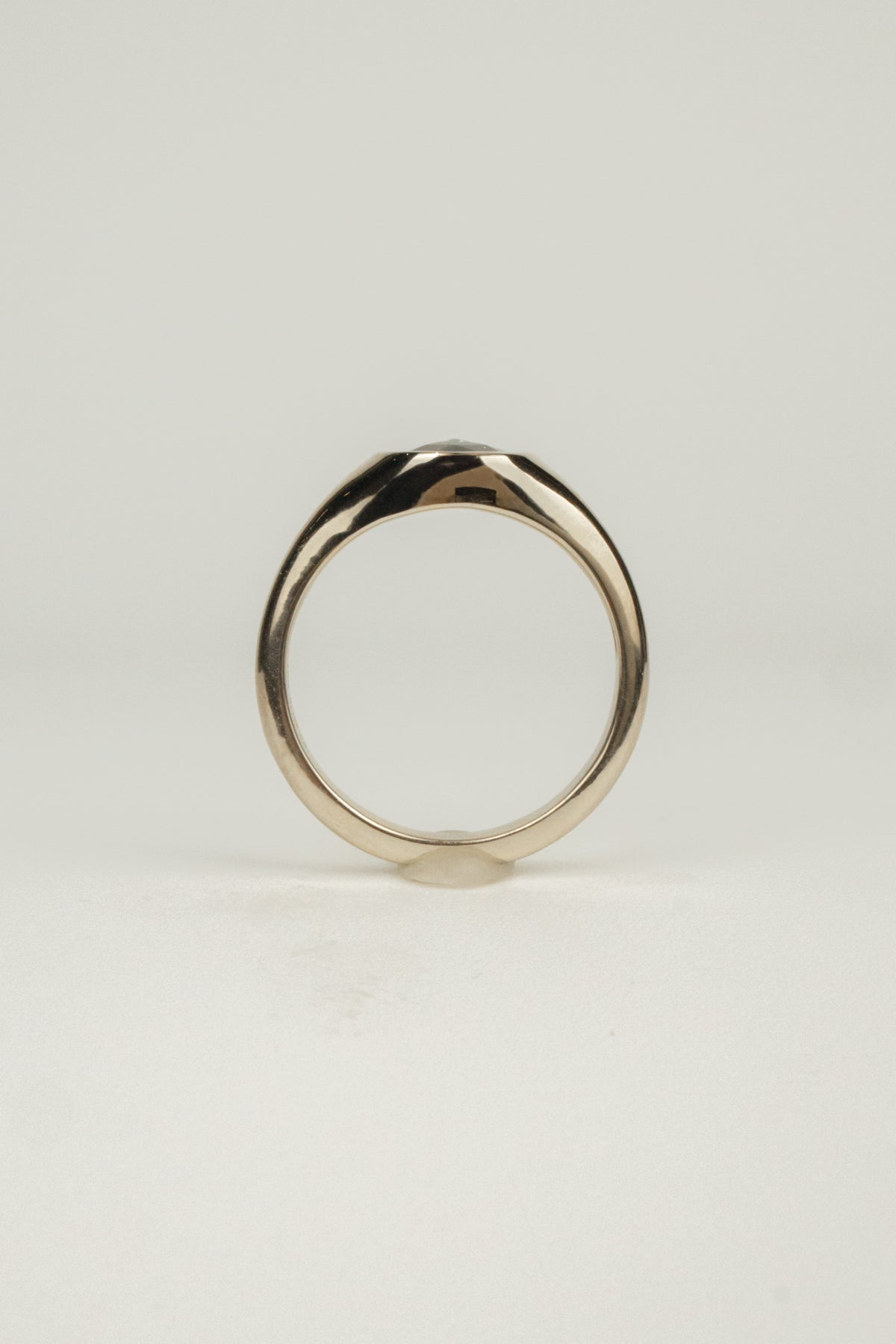 Wells Men's Signet Ring- 0.6ct Parti Sapphire