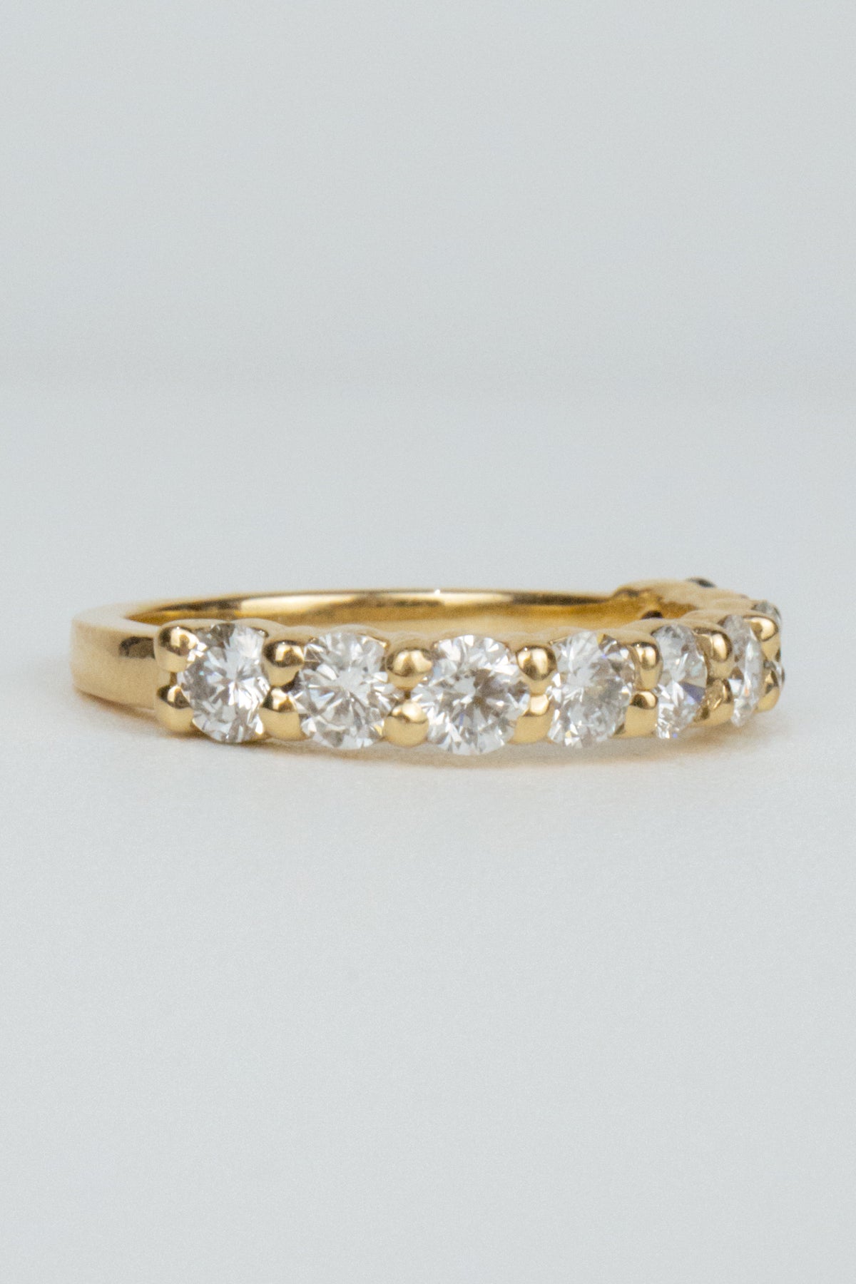 Quin Wedding Band- 3mm Stones