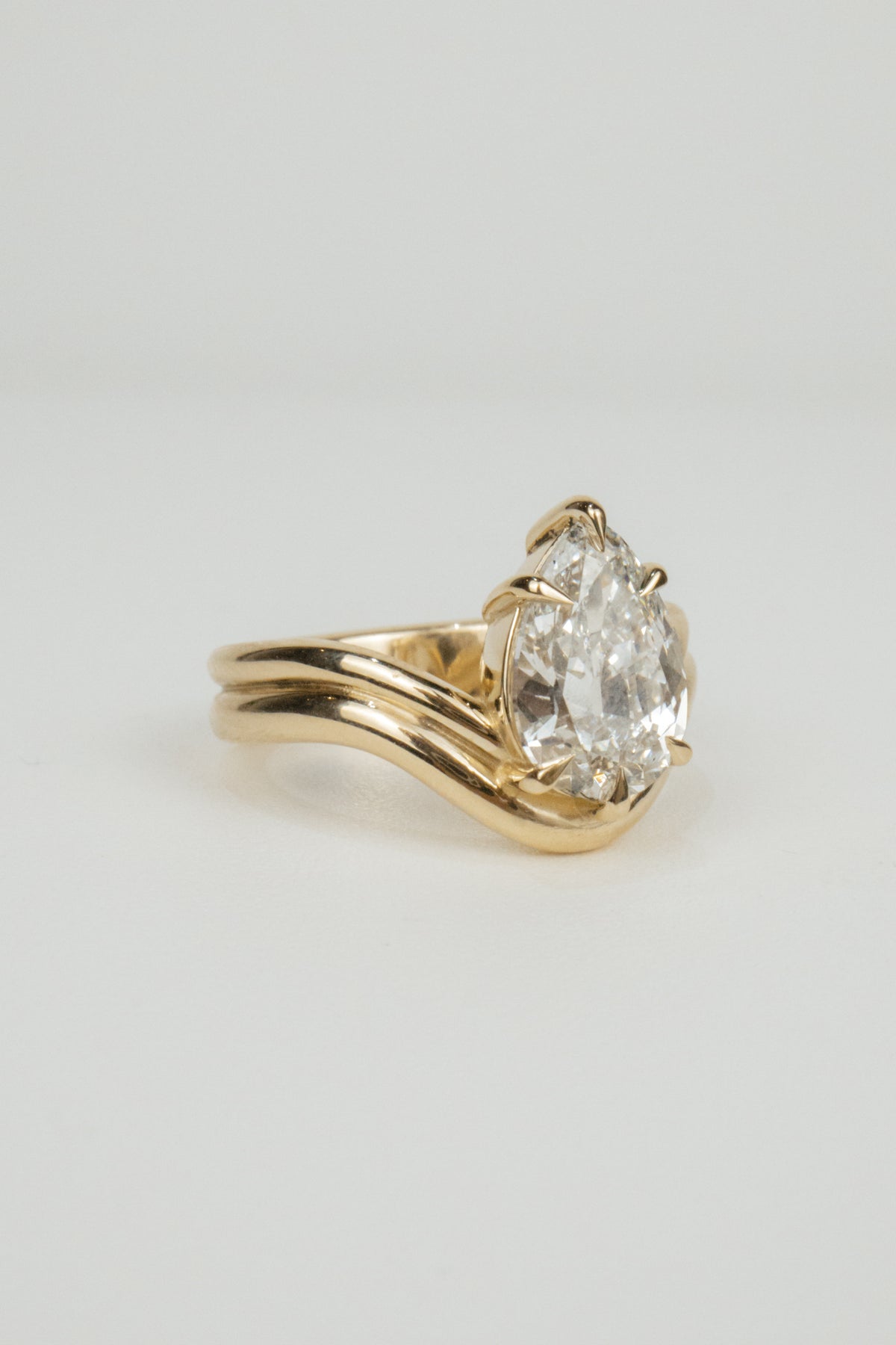 Tyler Engagement Ring- 2.5ct Antique Pear