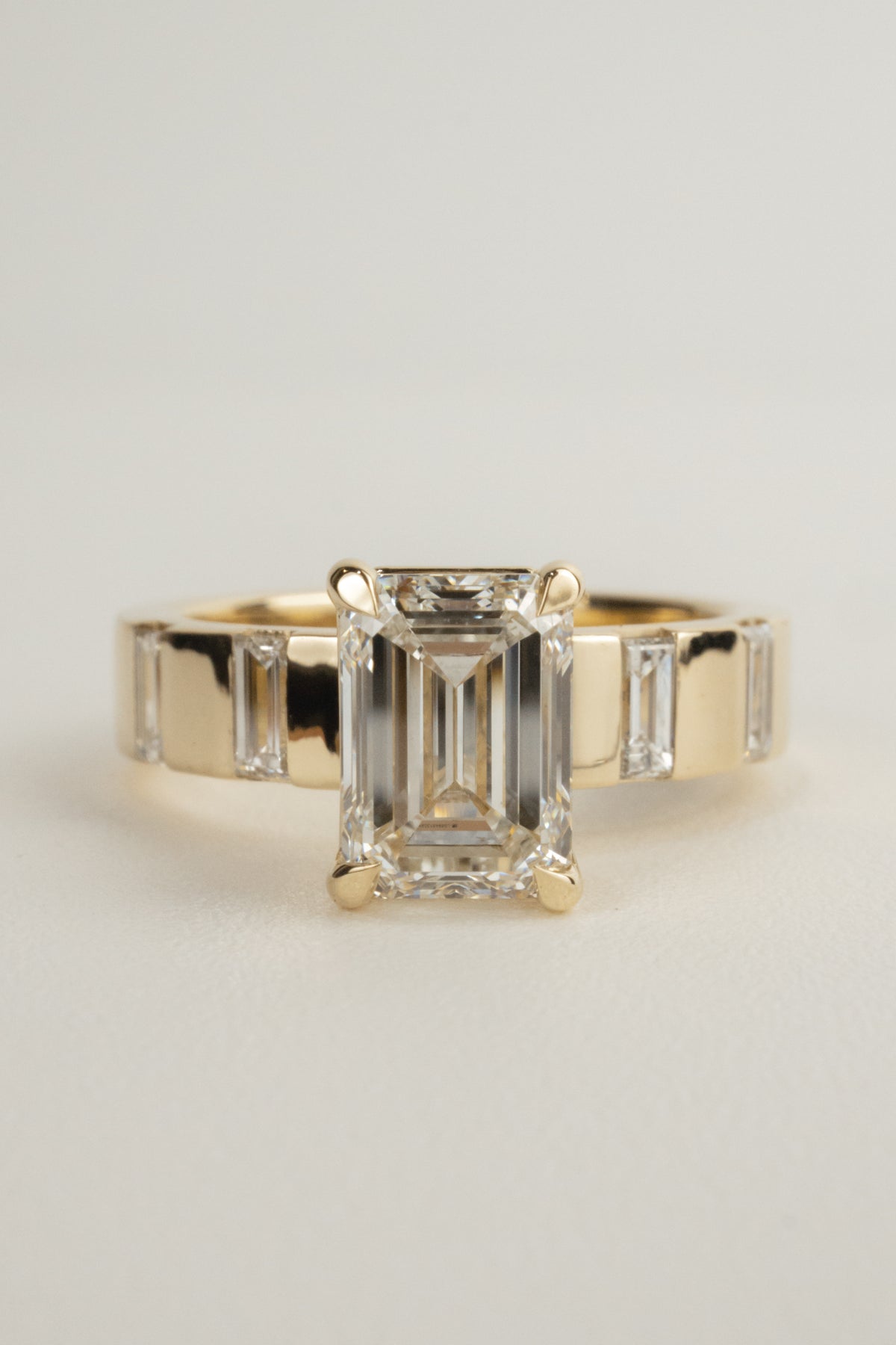 Briar Engagement Ring- 2ct Emerald Cut
