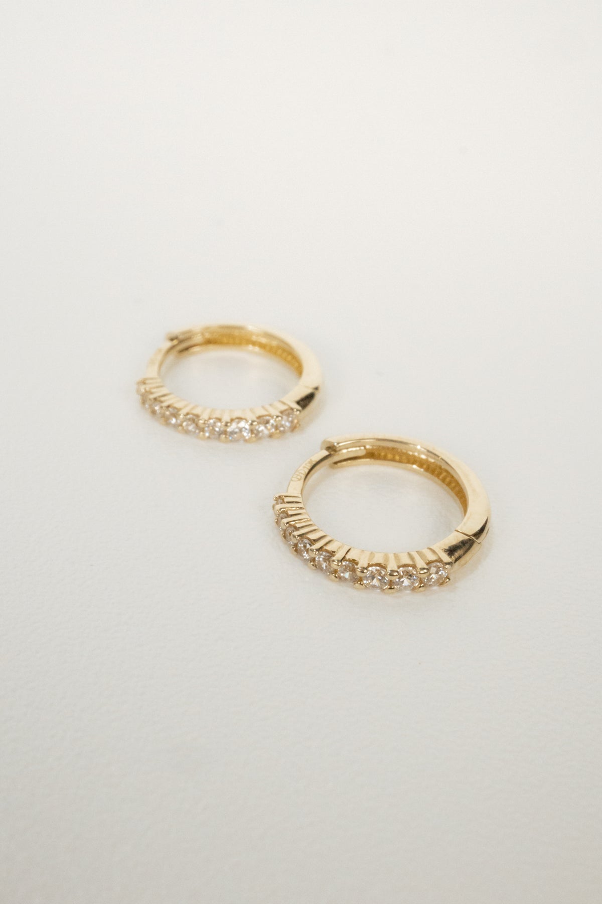 10k Meg Hoop Earrings