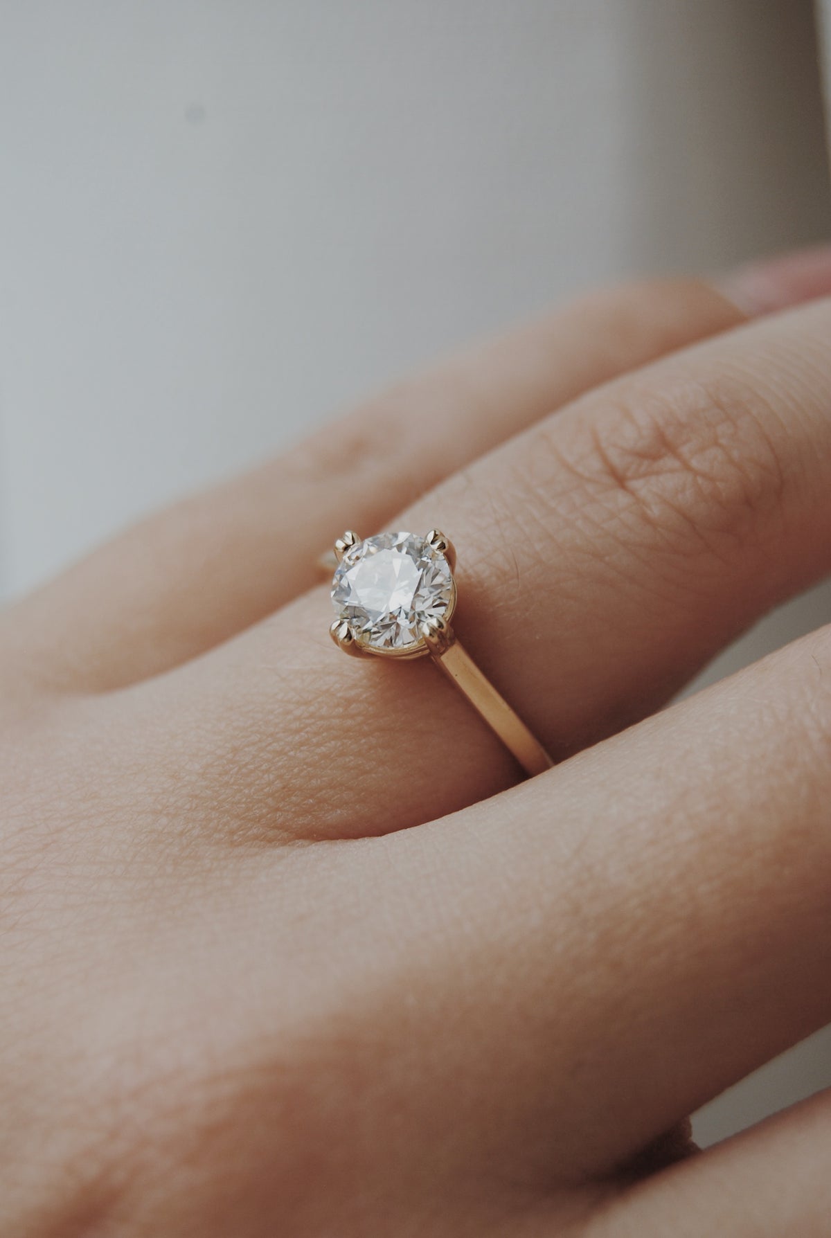 Rowan Round Solitaire Engagement Ring