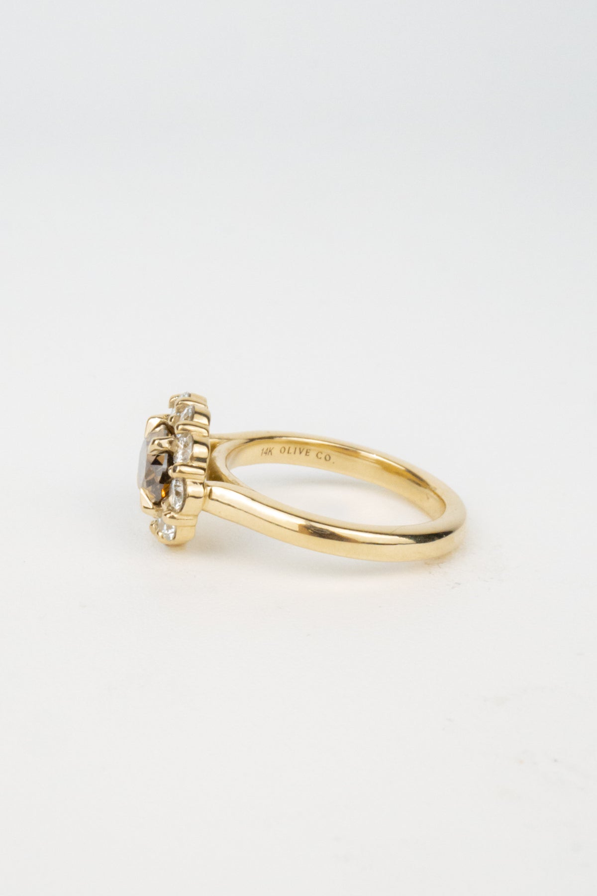 Iverson Engagement Ring- 2.2ctw Brown Diamond