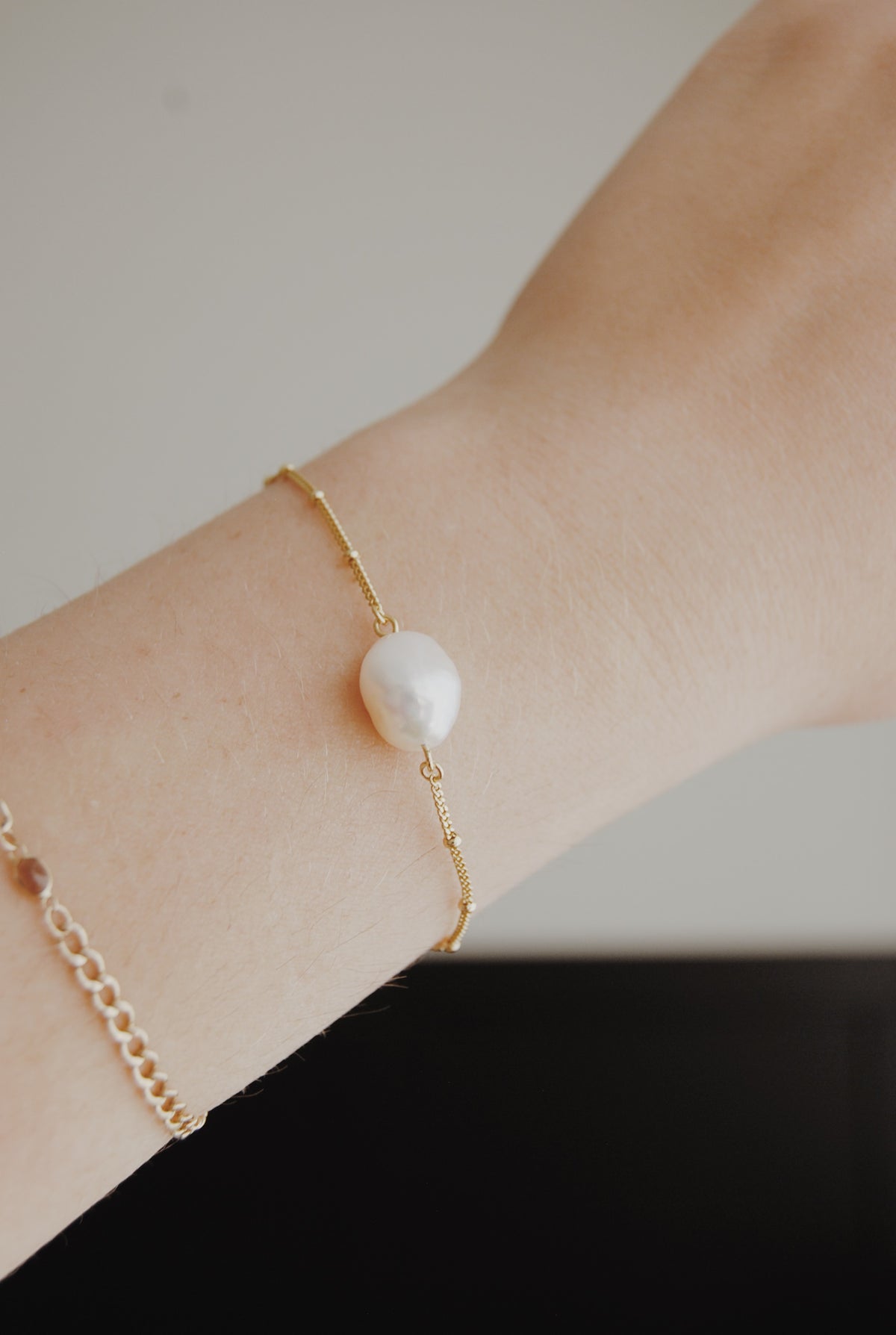 Pearl Satellite Vermeil Bracelet