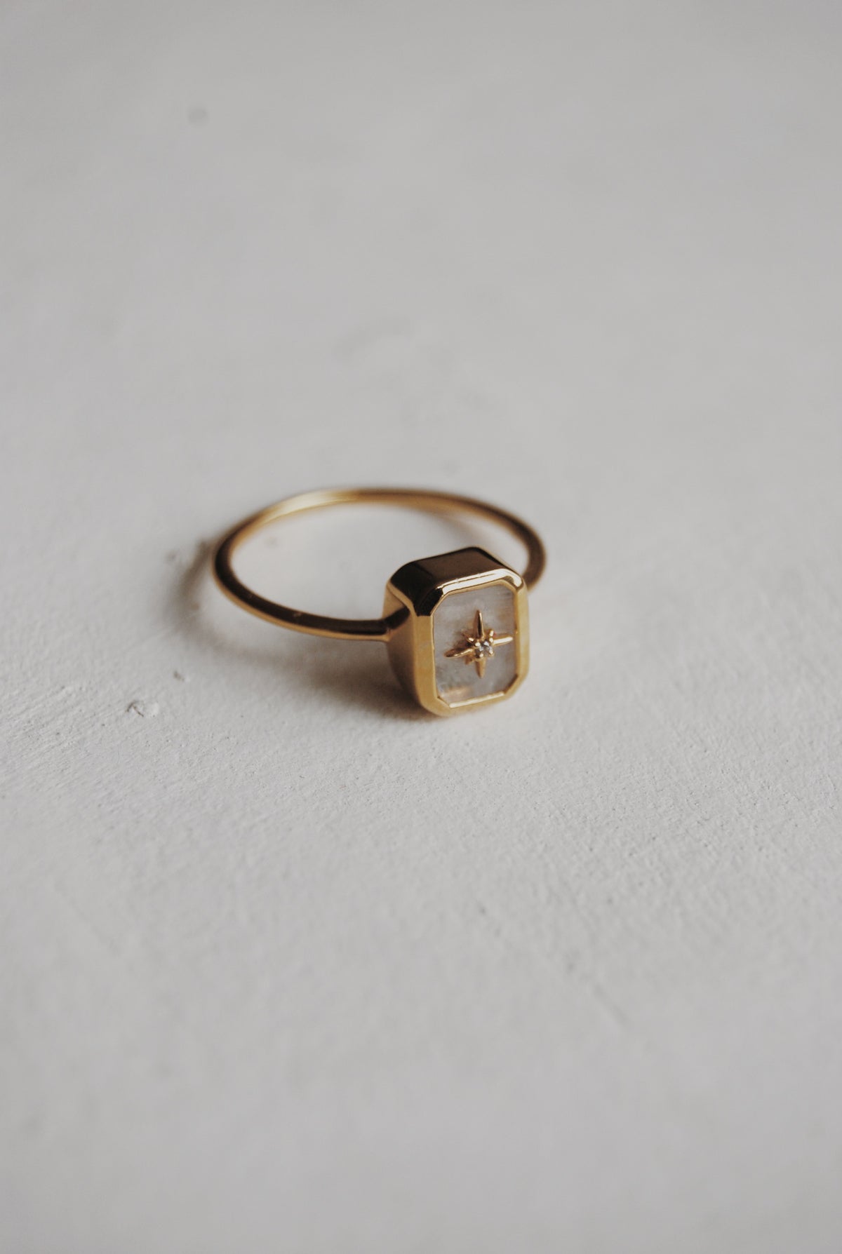 Evermore Moonstone Vermeil Ring