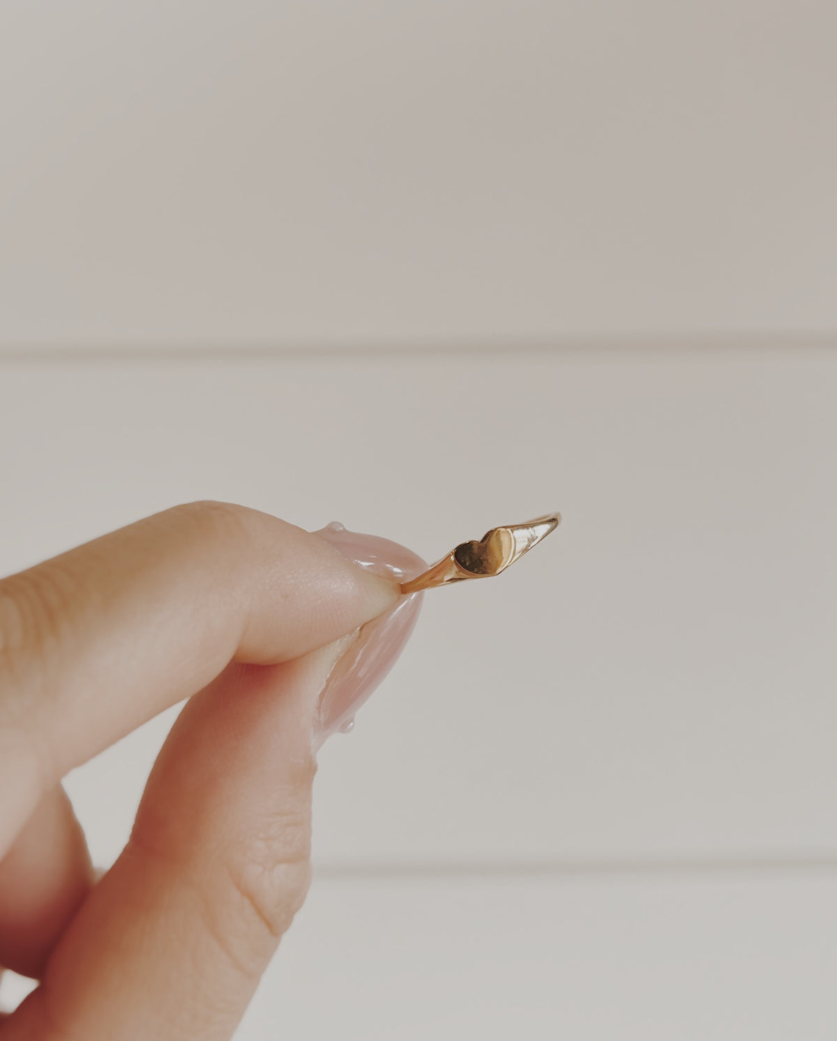 10k Beloved Signet Ring