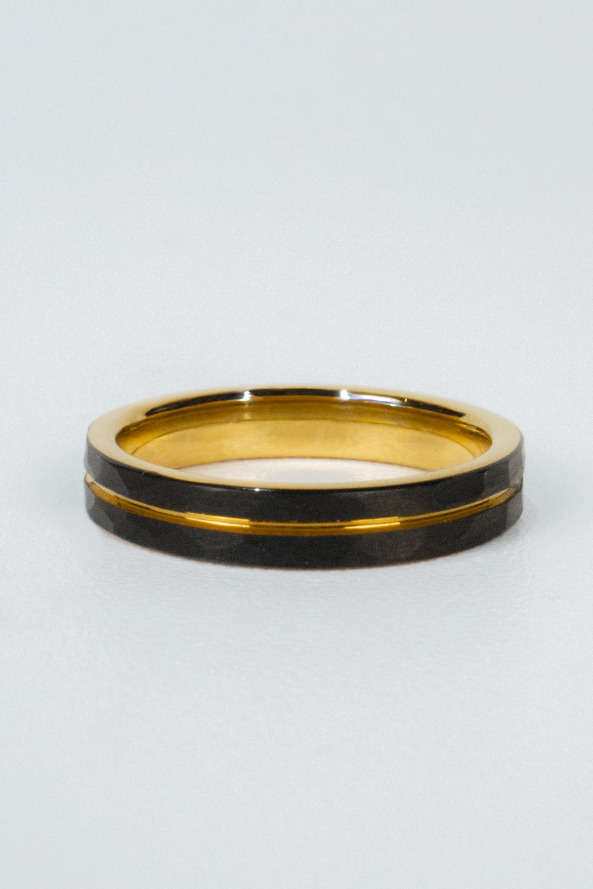 August Men’s Wedding Band- Tungsten
