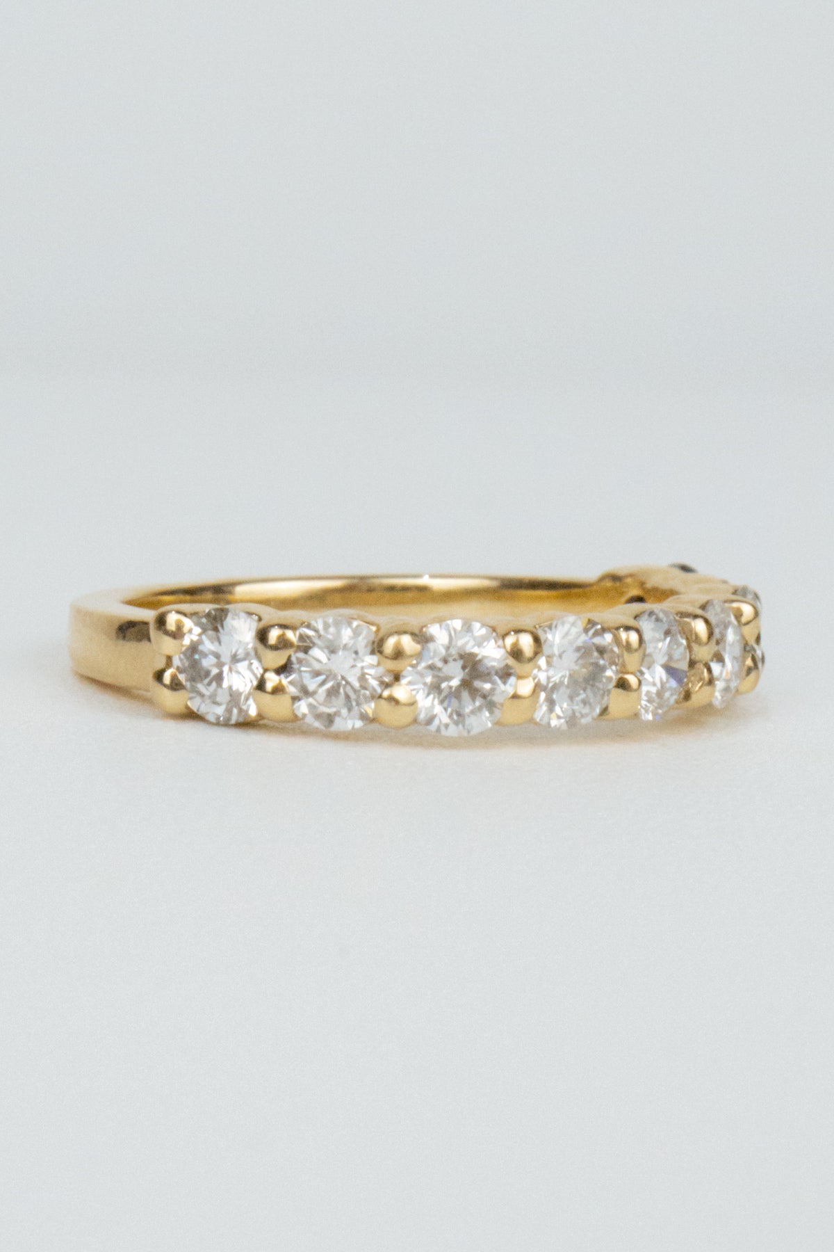 Quin Wedding Band- 3mm Stones