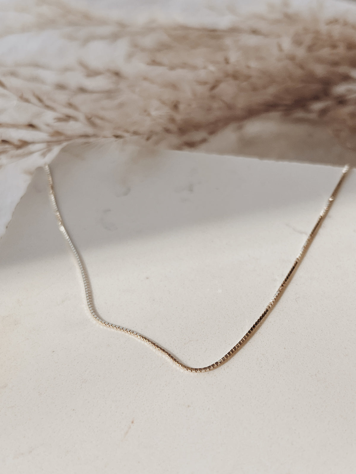 14k Box Chain Necklace