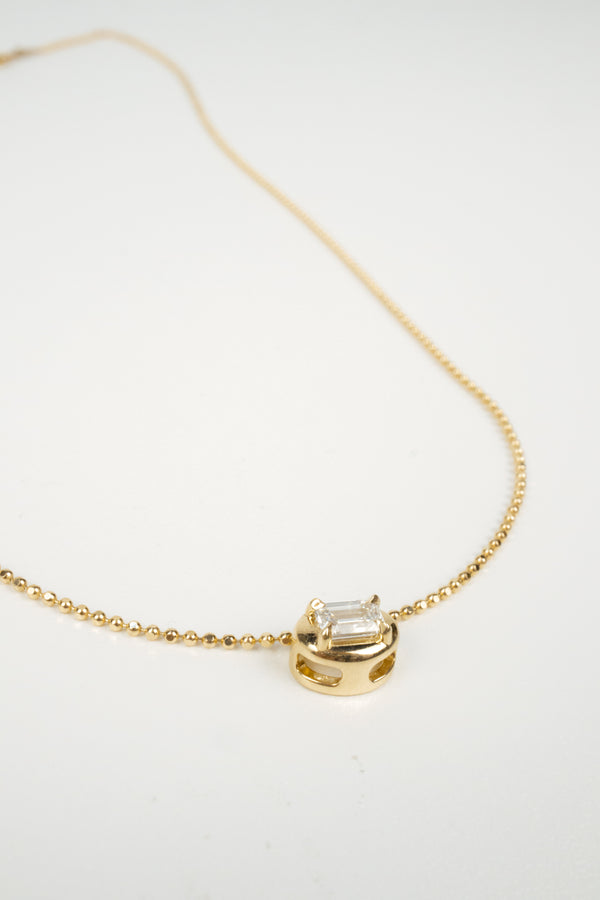 Archie Diamond Necklace- Slider Pendant 0.4ct